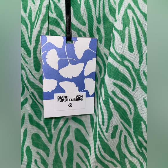 Green Zebra Print Dress - Picture 5 of 5